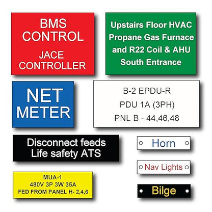 Control Panel Plate / Industrial Label