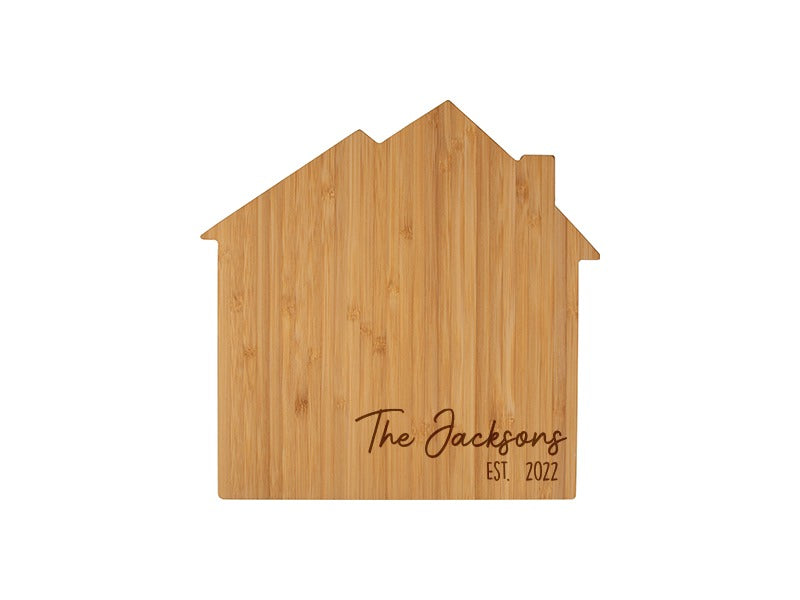 House Bamboo Cutting Board