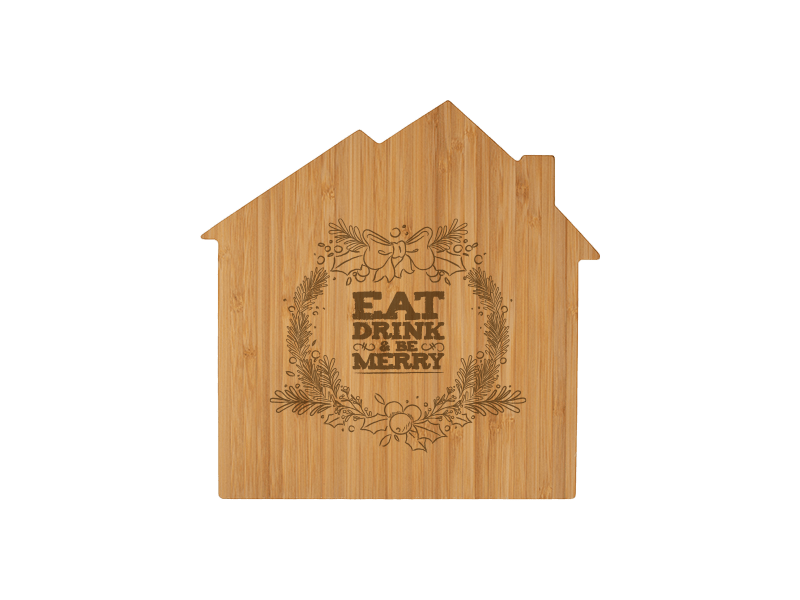 House Bamboo Cutting Board