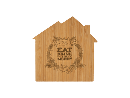 House Bamboo Cutting Board